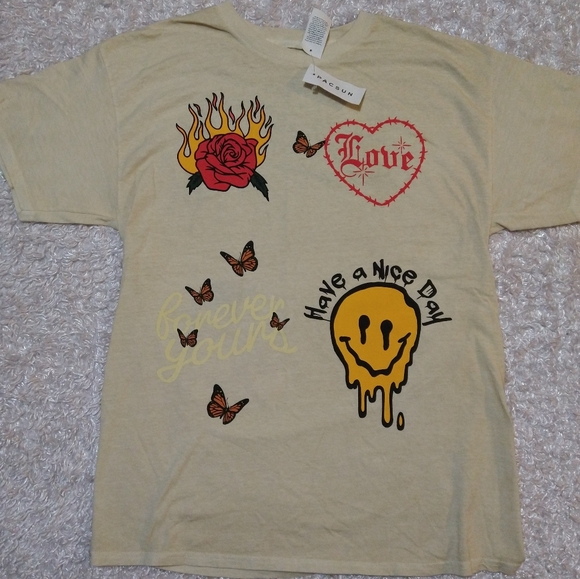 PacSun Other - PacSun T-shirt Cream Men's Medium NWT